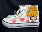Pigs On Your Head High-top Canvas Sneakers