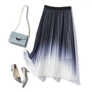 Ombre Midi Skirt