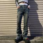 Low Waist Pocket Detail Jeans