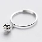 Ball Drop 925 Sterling Silver Ring