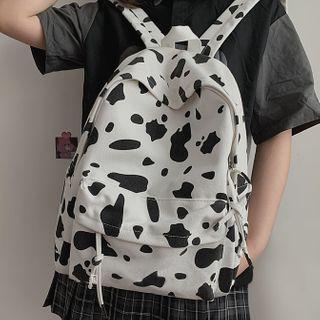 Cow Print Backpack