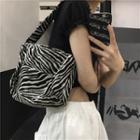 Zebra Print Crossbody Bag / Tote Bag