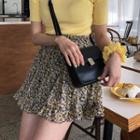 Floral Print A-line Mini Skort