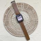 Woven Genuine Leather Apple Watch Strap