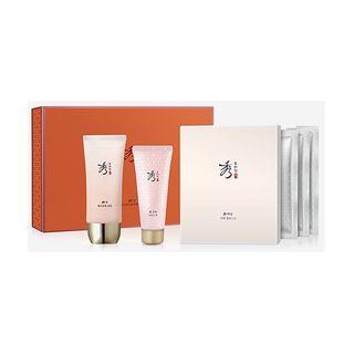 Sooryehan - Yeon High Cover Bb Cream Spf50 Pa+++ Set: Bb Cream 50ml + Purifying Cleansing Foam 40ml + White Ginseng Whitening Gel Mask 28g X 3pcs 5pcs