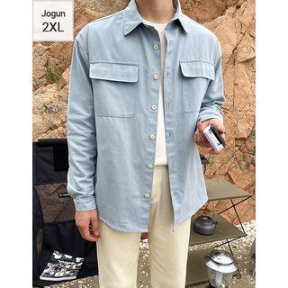 Flap-pockets Loose-fit Shirt