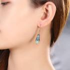 Gemstone Water Drop Earring / Clip-on Earring
