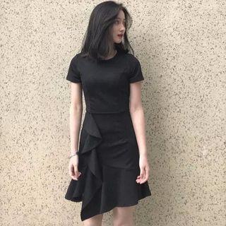 Short Sleeve Mermaid Dress