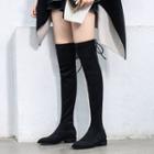 Bow-back Over-the-knee Boots