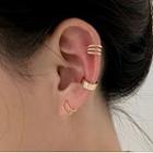 Set Of 3: Alloy Cuff Earring (various Designs)
