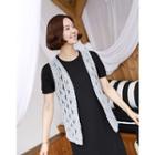 Open-front Crochet Vest
