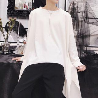 Long-sleeve Asymmetric Oversized Sweater