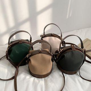 Faux Suede Handbag