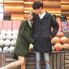 Couple Matching Hooded Trench Coat