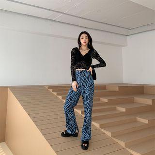 Zebra Print Pants