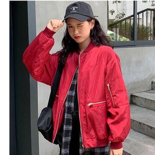 Split Side Bomber Jacket