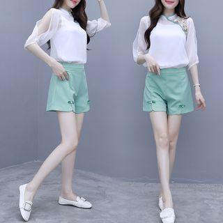 Traditional Set: Short-sleeve Top + Shorts