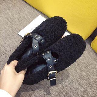 Fleece Belted Flats