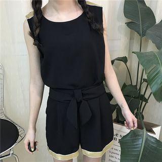 Set: Panel Tank Top + Shorts