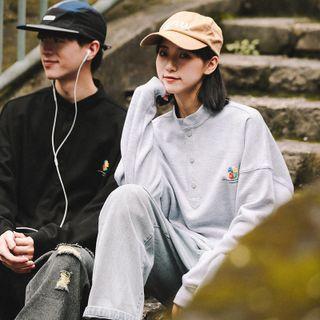 Logo Henley Sweatshirt