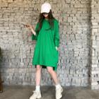 Dip-back Boxy-fit T-shirt Dress
