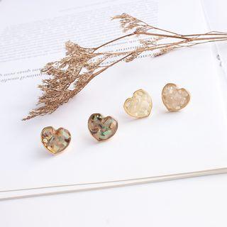 Shell Heart Earring