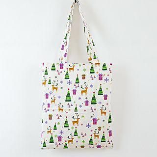 Deer Print Lightweight Shopper Bag