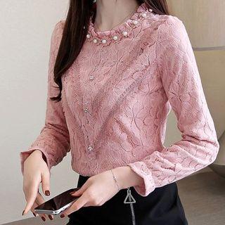 Embellished Lace Blouse