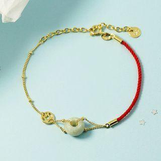 Gemstone Cord Bracelet As Shown In Figure - One Size