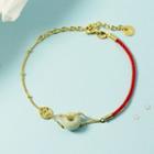Gemstone Cord Bracelet As Shown In Figure - One Size