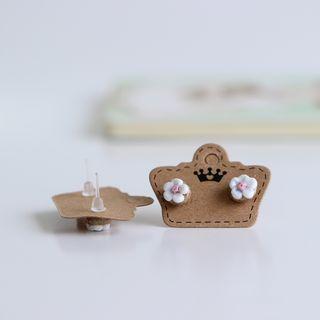Flower Ceramic Earrings