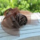 Mesh Top Hat-accent Hair Clip
