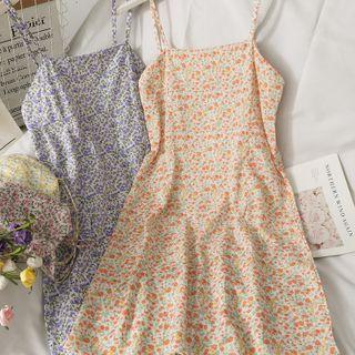 Sleeveless Floral Mini Dress In 5 Colors
