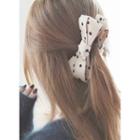 Bow Dotted Hair Clamp