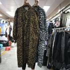 Leopard Patterned Zip Coat