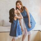 Family Matching Sleeveless Denim Dress