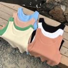 U-neck Knitted Tank Top