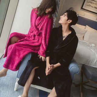 Couple Matching Tie-waist Robe