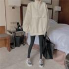 Loose-fit Half-zip Fleece Pullover