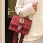 Wool Satchel With Strap