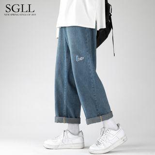 Logo Straight-leg Jeans