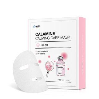 Wellage - Calamine Calming Care Mask Set 10 Pcs