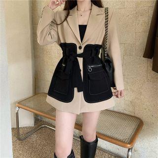 Two-tone Slim-fit Jacket