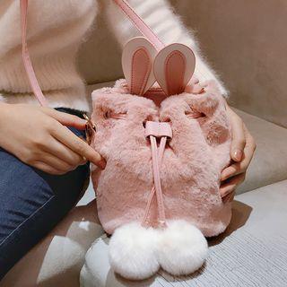 Rabbit Ear Drawstring Bucket Bag