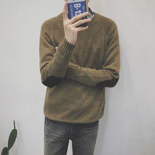 Applique Long-sleeve Knit Sweater