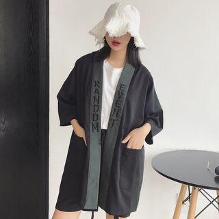 Embroidered Loose-fit Light Jacket