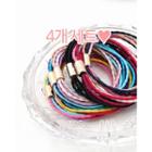 Set Of 4: Multicolor Multi-strand Hair Tie One Size
