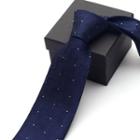 Pattern Neck Tie (8cm) Dark Blue - One Size
