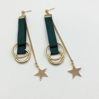 Fabric Drop Earring