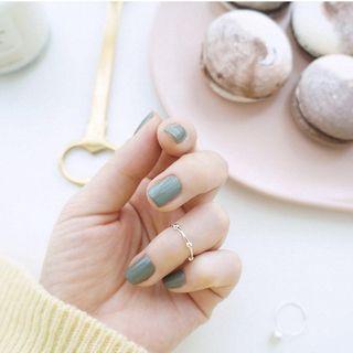 Bead Open Ring Silver - One Size